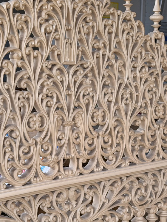 Ornate Hand-Carved Four Poster Bed – Furniture (photo 3 of 6)