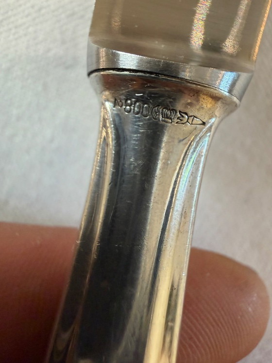 Zeldzame BSF Friederike bestekset – 235 stuks – 800 zilver – BSF Besteck, Servies, Silver (photo 7 of 12)