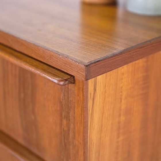 Vintage Danish chest of drawers, tall boy, 8 drawers, teak 1960s – Wood (photo 5 of 16)