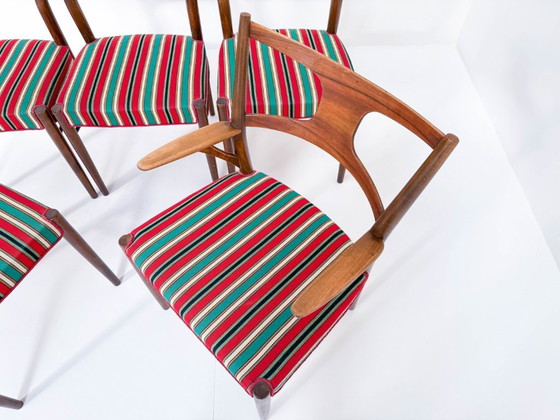 Image 1 of Satz von 5 seltenen Kurt Østervig Esszimmerstühlen von Randers Furniture, 1950er Jahre