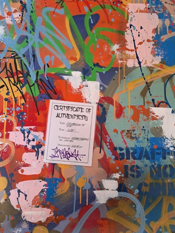 Image 1 of Matias MACHADO - Street Abstraction - Artist's Canvas