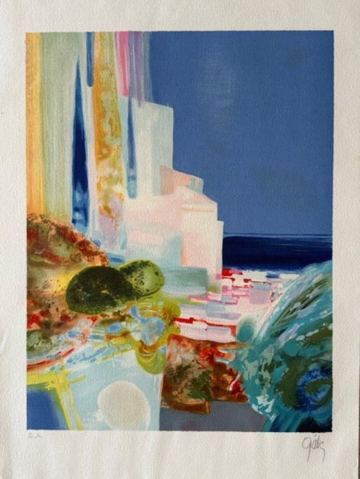 Litografia di Daniel Gélis