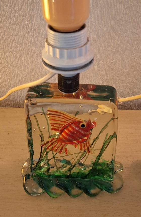 3 x Tischlampe Murano Glas Alfredo Barbini 1970 – Tischlampen (photo 7 of 8)