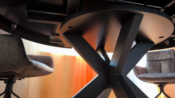 Image 1 of Winnipeg dining table + 4 × Venjakob armchairs “Fiona” – as new