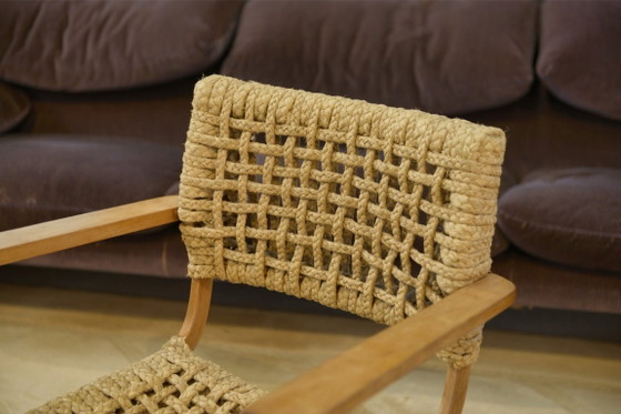 Image 1 of Armchair by Adrien Audoux and Frida Minet for Vibo Vesoul, 1940s