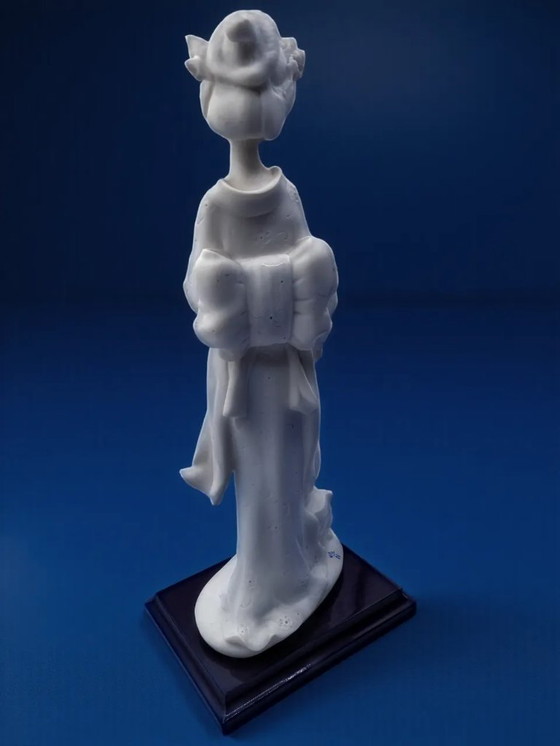 Image 1 of Capodimonte - Giuseppe Armani - Estatua, Dama Oriental - 34 cm - Porcelana - 1987