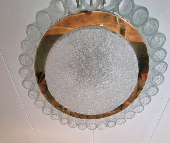 Doria Leuchten Hanglamp Mid-Century Glass – Hanglampen, Metal (photo 4 of 9)