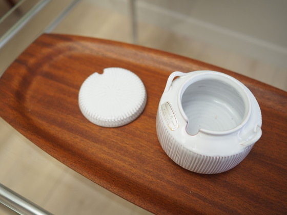 Image 1 of Suikerpotje van keramiek, jaren 1970, Deens ontwerp, productie: Løvemose Keramik