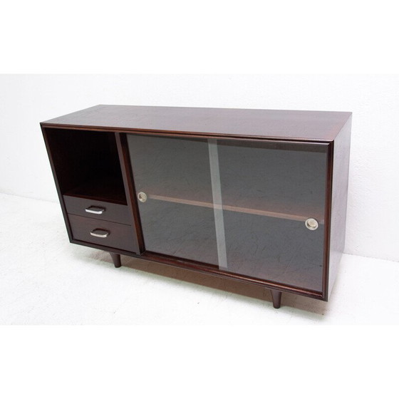 Image 1 of Vintage modernist glass sideboard by Josef Pehr, Czechoslovakia 1940