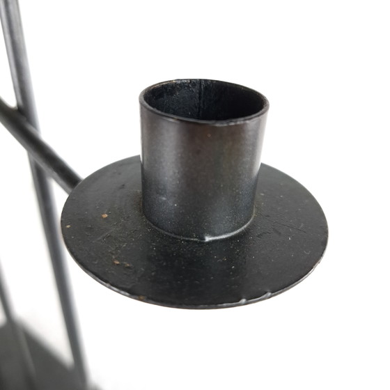 Image 1 of Candeliere vintage XL in metallo a 5 bracci, anni '90