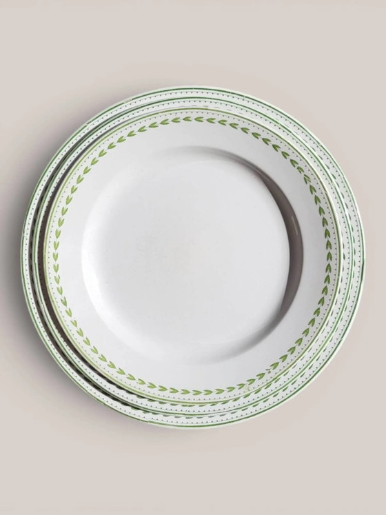 3 semi-deep plates in Boch Frères Kéramis earthenware. – Crockery, Porcelain (photo 6 of 11)