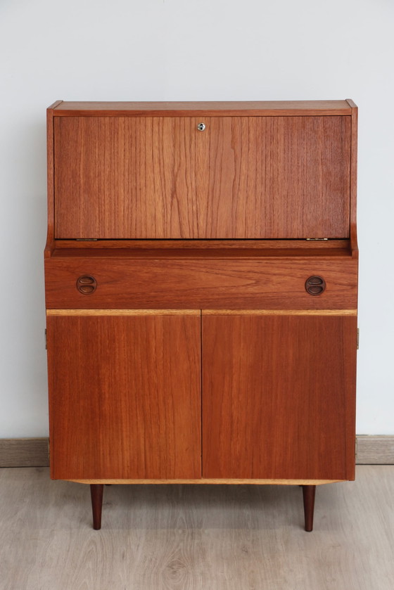 Image 1 of English teak desk - 1960s