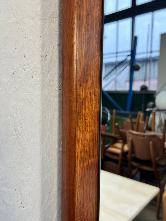 Image 1 of Miroir vintage XL en teck, Scandinavie, années 1970