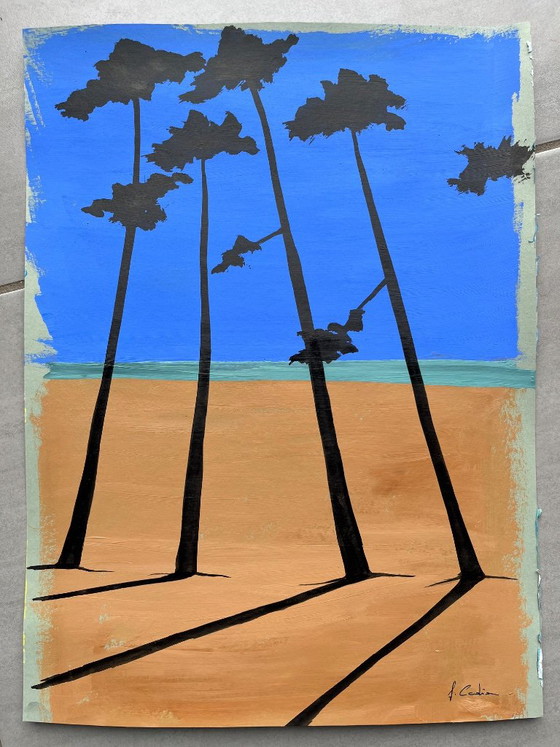 Framed Acrylic 40x30cm – Paintings & Drawings, Paper (photo 6 of 6)