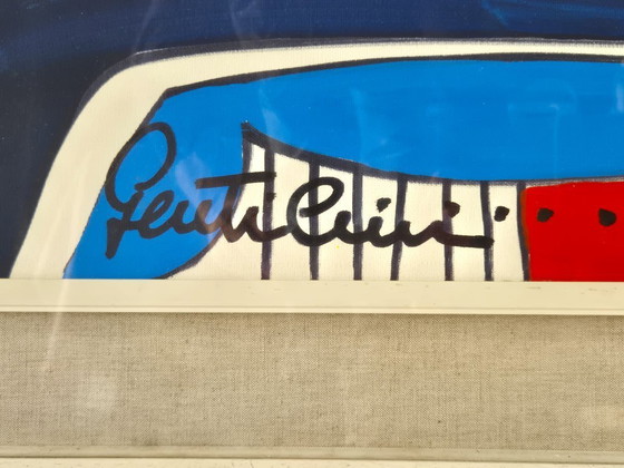 Image 1 of Acryl op canvas, gesigneerd door Aldo Gentillini (1912-1982), 1970