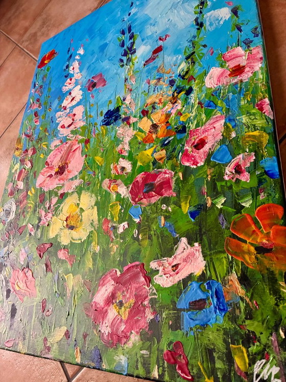 Field of Flowers – Paintings & Drawings, Canvas (photo 7 of 12)