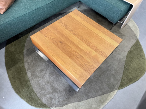 Image 1 of Leolux Aditi Coffee Table Oak Wood 84x84xH34