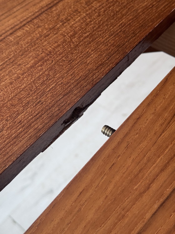 Tavolo da pranzo rotondo vintage Teak Anni '60 Lübke – Tavoli da pranzo, Wood (photo 15 of 15)