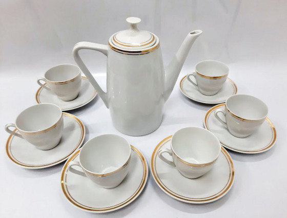 Image 1 of Set da caffè in porcellana vintage di metà '900, 13 pezzi