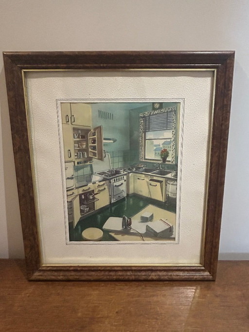 vintage illustration from 1950