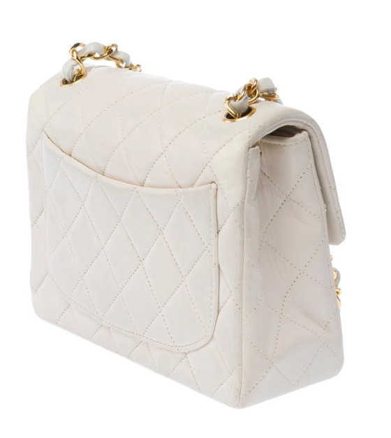 Image 1 of Sac CHANEL Timeless/Classique en Cuir Blanc - 103455 Precio de venta
