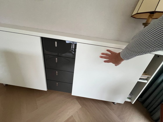 Luxury Design Sideboard – Now Time – High‑Gloss Finish – Wood (photo 4 of 7)