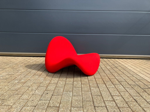Artifort Tongue F577 rode Kvadrat Pierre Paulin NIEUWstaat!!