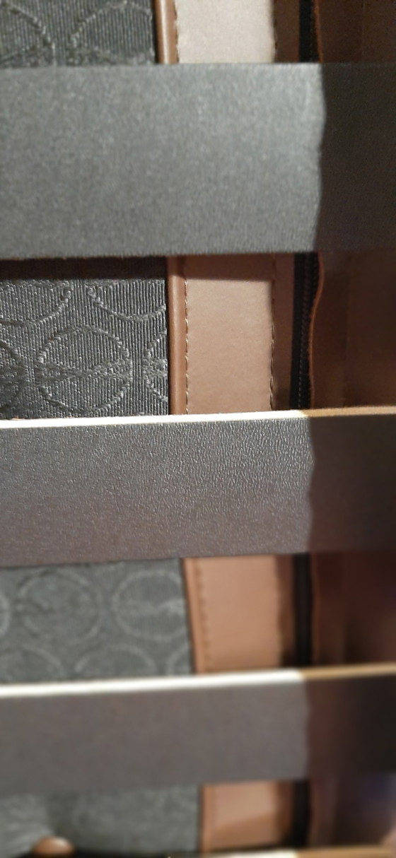 Image 1 of KNOLL SET BARCELONA NEW-NEVER USED Cognac leather design L. Mies Van der Rohe & Lilly Reich 1929