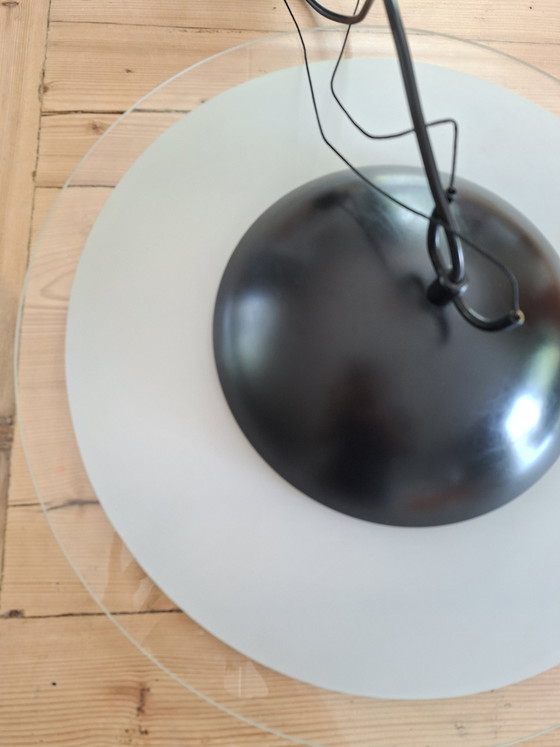 Image 1 of Briloner Leuchten 4280/02 – Design UFO Hanging Lamp – Ø 50 cm – Glass & Metal