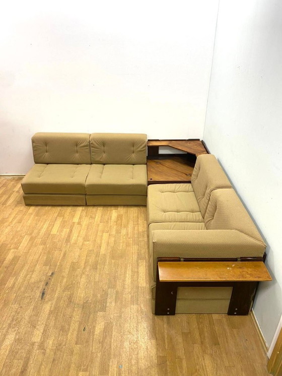 Image 1 of Sofá esquinero Mid-Century de Dřevotvar, diseño checo de los años 60 y 70