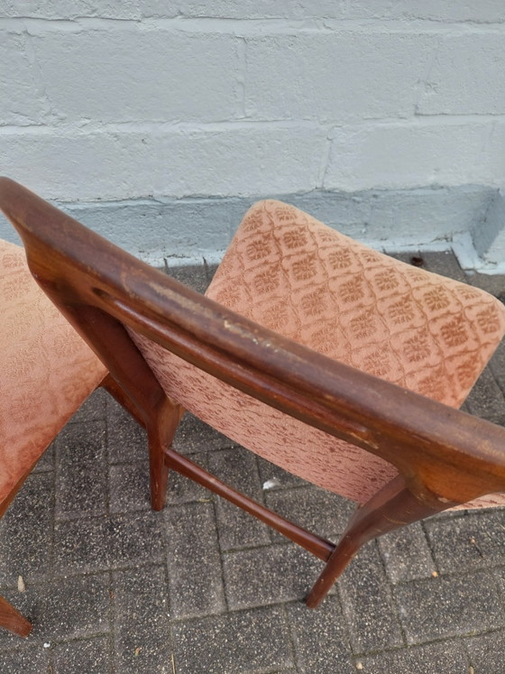 Louis van Teeffelen Stoelen – Eetkamerstoelen, Velvet, Wood (photo 8 of 11)