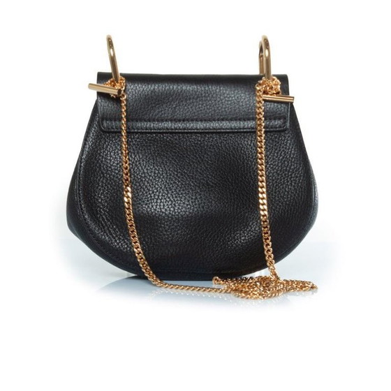 Image 1 of Chloe, borsa Drew in pelle nera