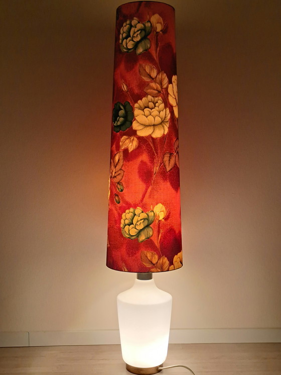 Image 1 of 🔴⚪️ Original DORIA Floor Lamp – 60s/70s – Large, rare, excellent condition