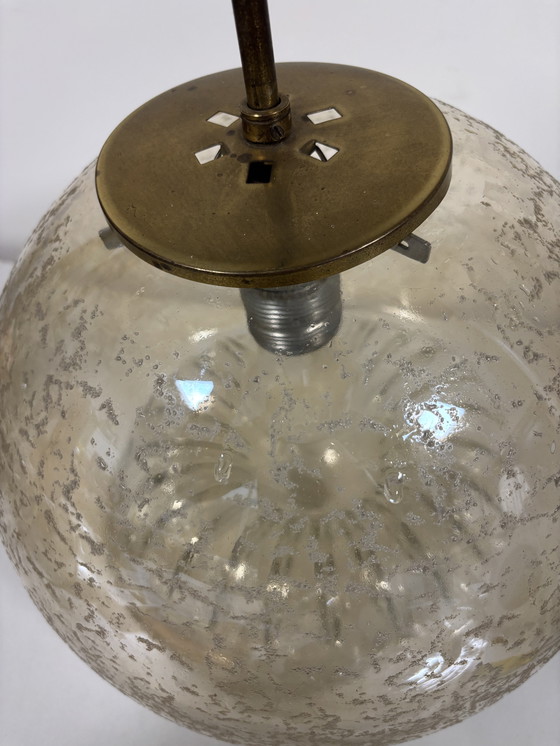 Image 1 of Rare suspension vintage – Glashütte, Limbourg, avec un magnifique effet bulles/glace