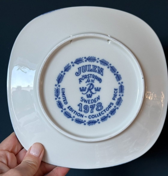 Image 1 of Rörstrand Julen set of 8 Gunnar Nylund plates