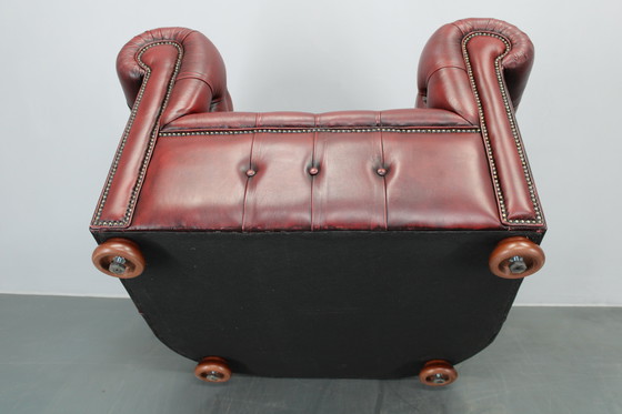 Image 1 of Vintage Leather Armchair, Czechoslovakia
