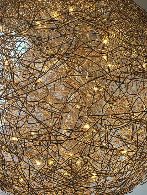 Image 1 of Original Fil de Fer hanging lamp Catellani and Smith 120 cm