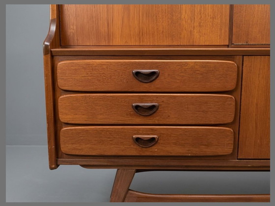 Credenza Louis van Teeffelen Combi n. 105 per WéBé – anni '60 – Credenze alte, Wood (photo 7 of 8)