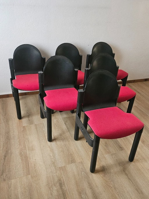 6x Thonet stoelen door Gerd Lange