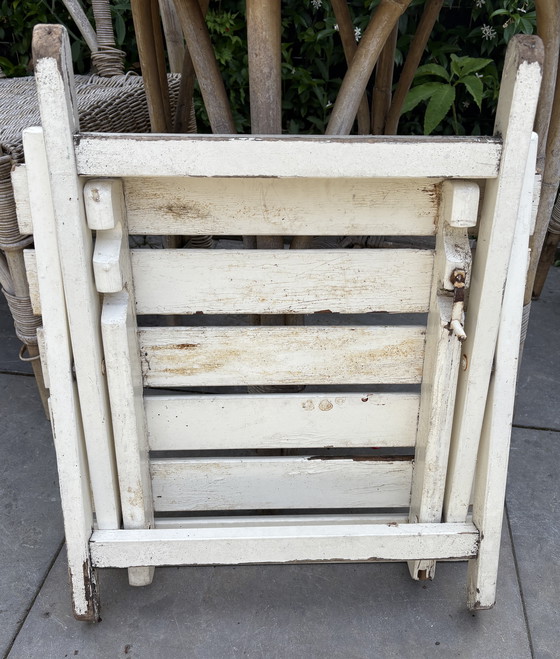 Image 1 of Vintage Herlag wooden garden chairs and table