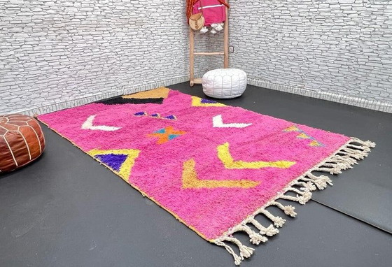 Handgeknüpfter rosa Teppich 300x200 – Teppiche & Läufer, Wool (photo 4 of 8)