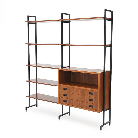 Image 1 of Bookcase with shelves and drawers, 1960s