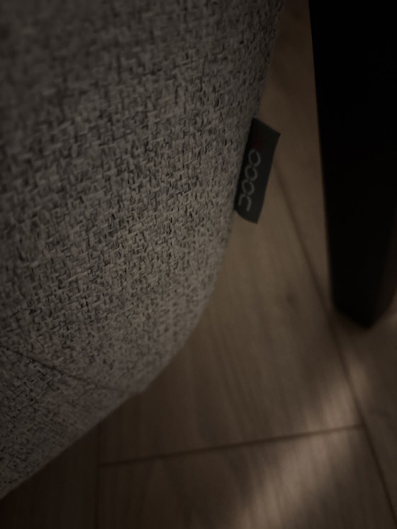 Image 1 of Sedia scandinava con rivestimento grigio chiaro screziato