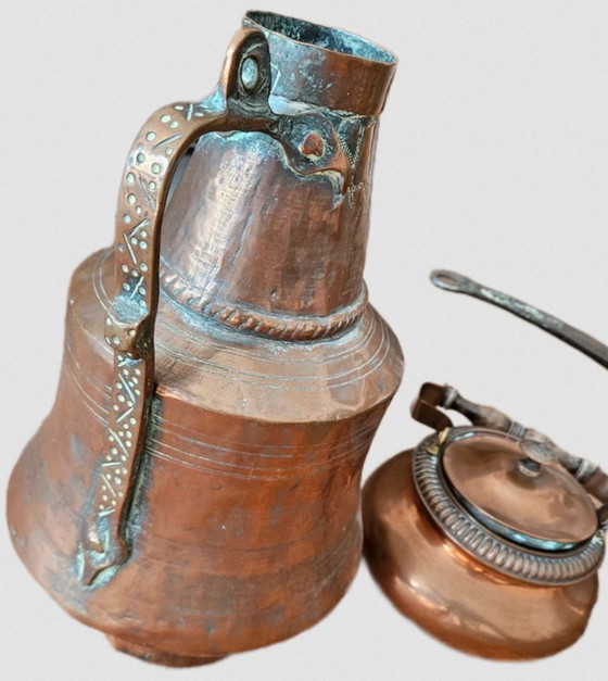 Image 1 of Prestige-Set, 14-teilig, Antik-Kupfer und Bronze, 14 kg, hochwertige Küchendekorationskollektion