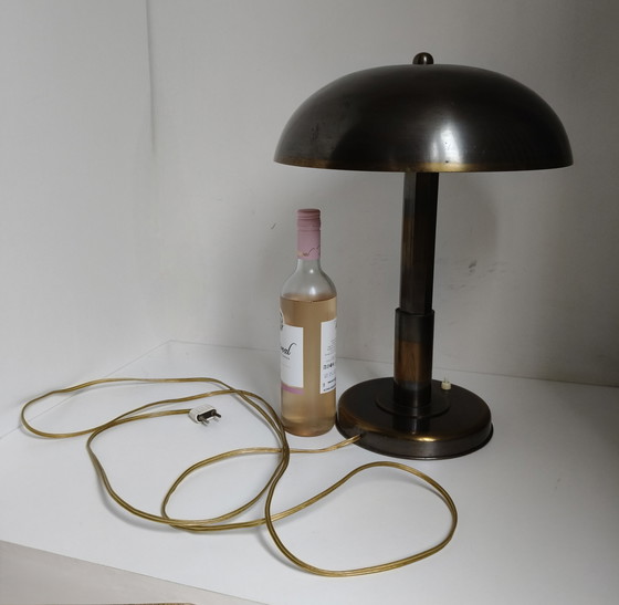Image 1 of Bauhaus Art Deco Messing tafellamp 