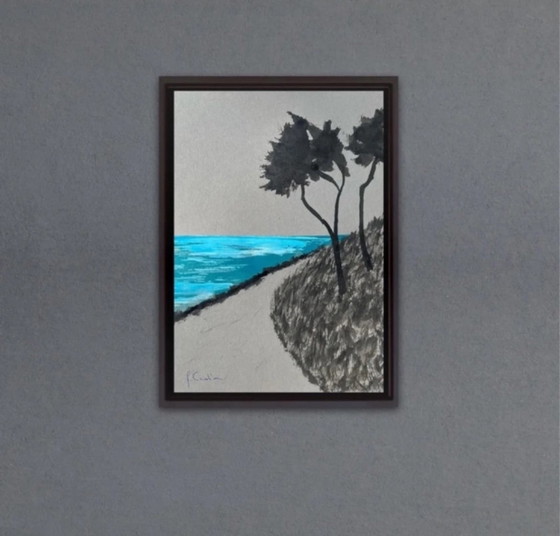 Image 1 of Set of 2 artist sketches, 21x15 cm