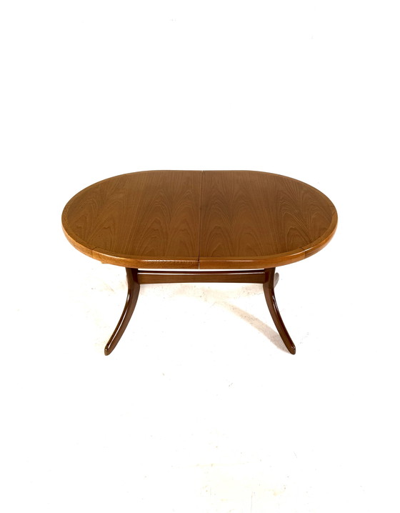 Image 1 of Tavolo da pranzo allungabile vintage danese in teak anni '60