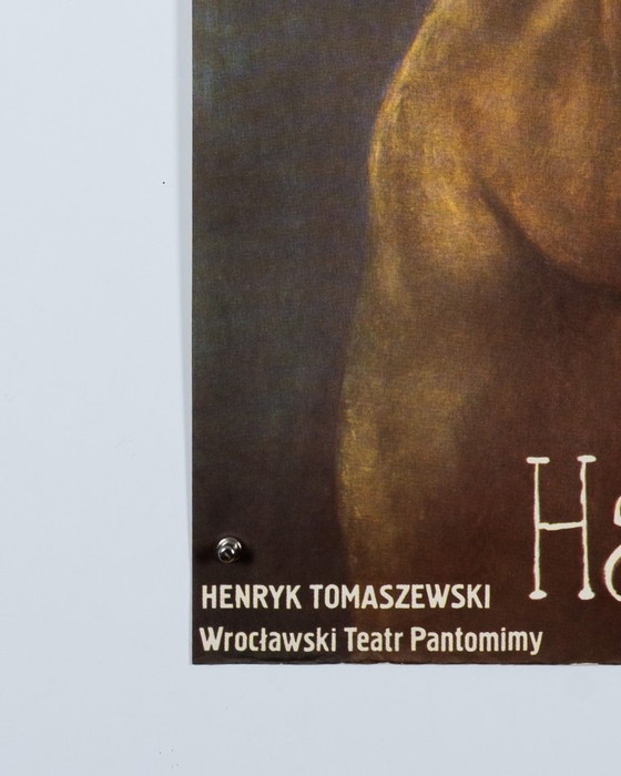 Amleto Ironia I Żałoba – 1979 – Poster teatrale vintage originale di Jan Jaromir Aleksiun – Scuola polacca di (photo 8 of 8)