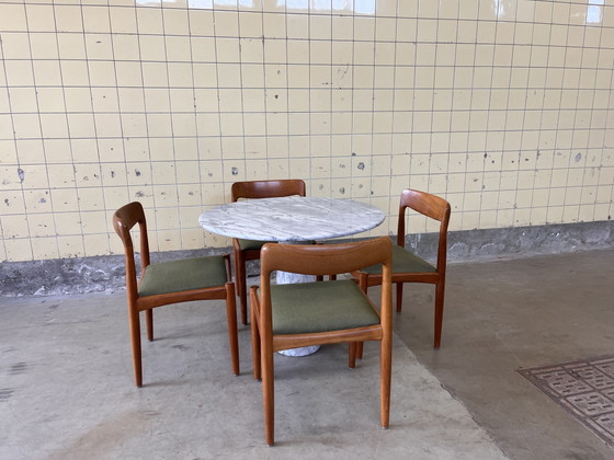 Vintage marmeren eettafel – Marble (photo 8 of 8)