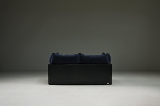 Image 1 of “Down” two-seat sofa by Carlo Bartoli for Rossi di Albizzate, 1970s Italy.